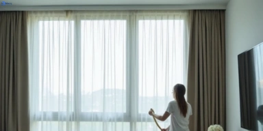 Delicate sheer drape cleaning potts-point-nsw Matty Curtain Cleaning